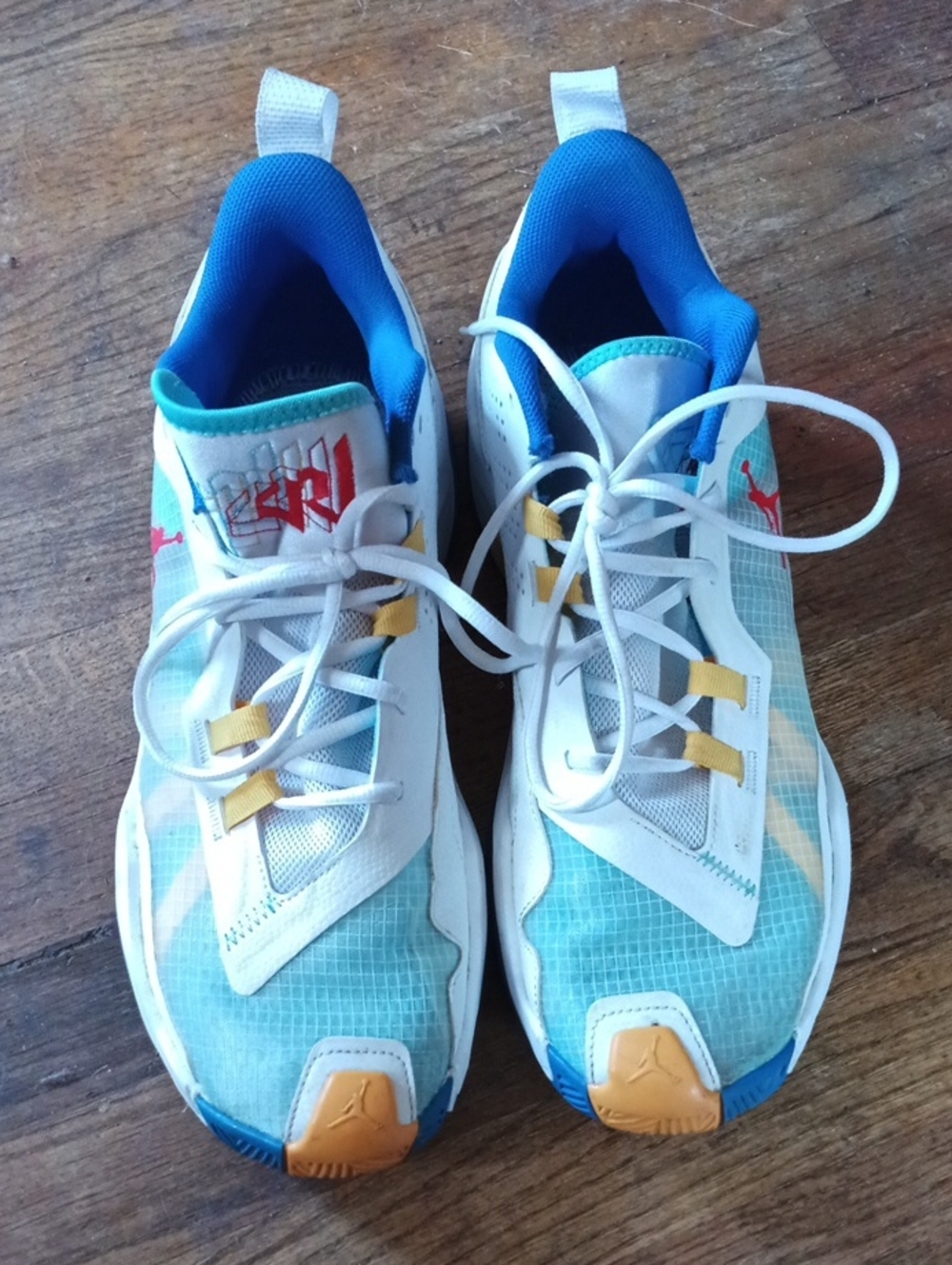 Jordan One Take 4 White Lagoon Pulse Shoes